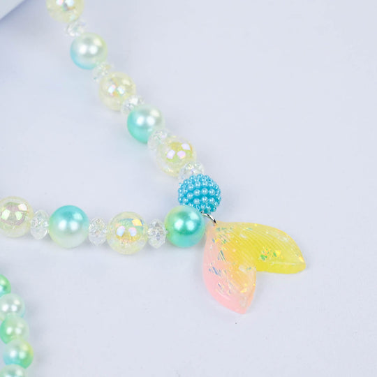 CHARM BEADED NECKLACE & BRACELET FOR GIRLS