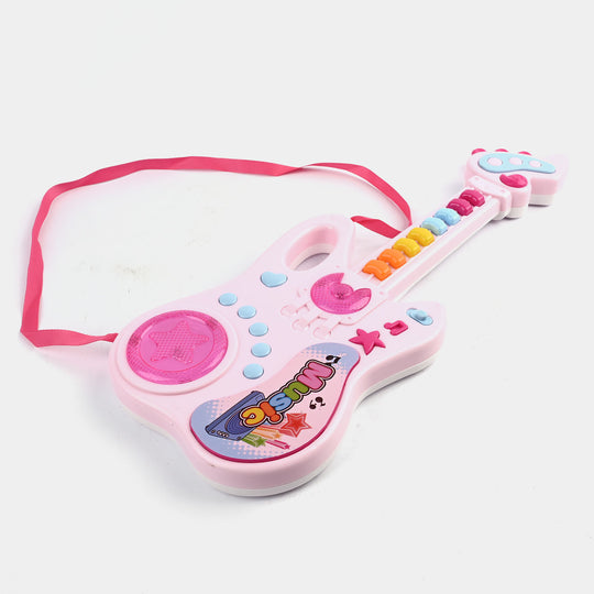 Kids Electric Guitar With Light & Music Toy