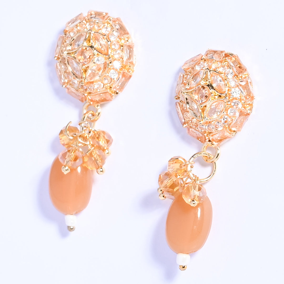 Elegant Beads Earring For Cute Girl