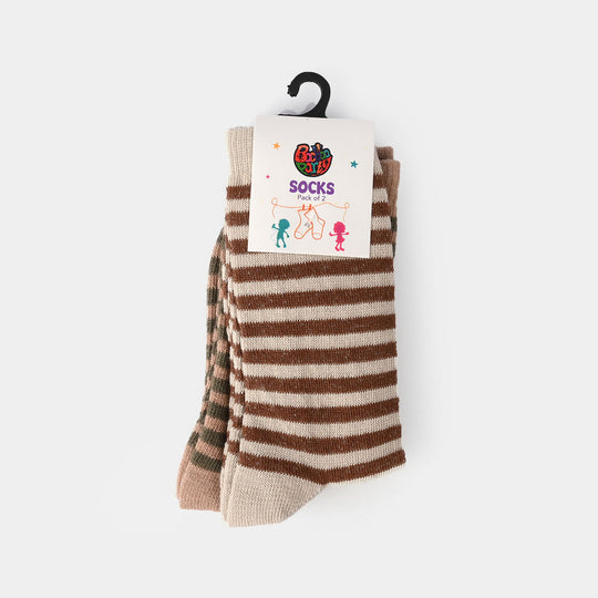 Boys Pack of 2 Socks Stripe