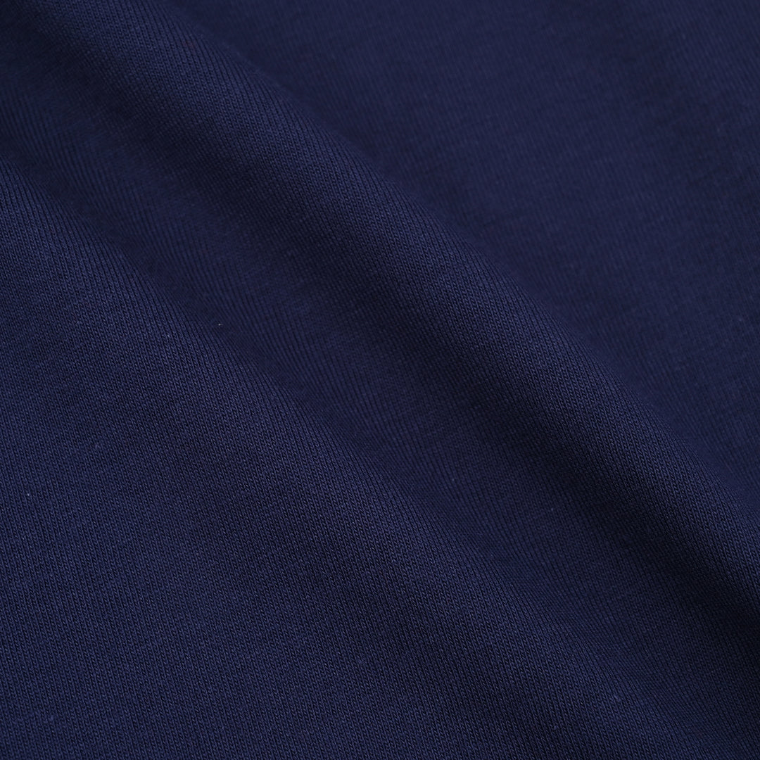 Girls Jersey/Terry 2Piece Suit Makes You Happy-Navy Blue