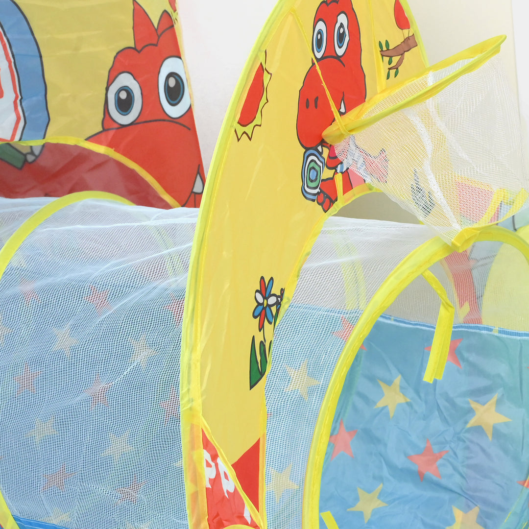 Children Tent House 3-in-1 Pop-Up Play Tent, Tunnel, and Ball Pit