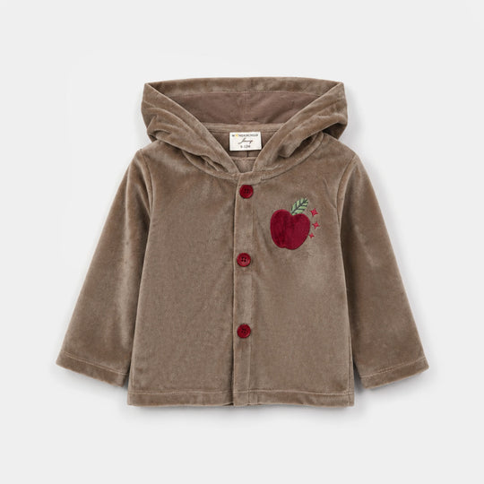 Infant Girls Velour 3 - PC Gift Set 319 - 099- Red.Brown
