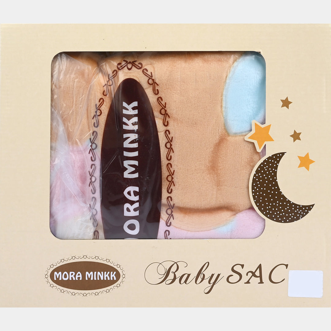 Baby Mora Mink Zipper Plush Blanket