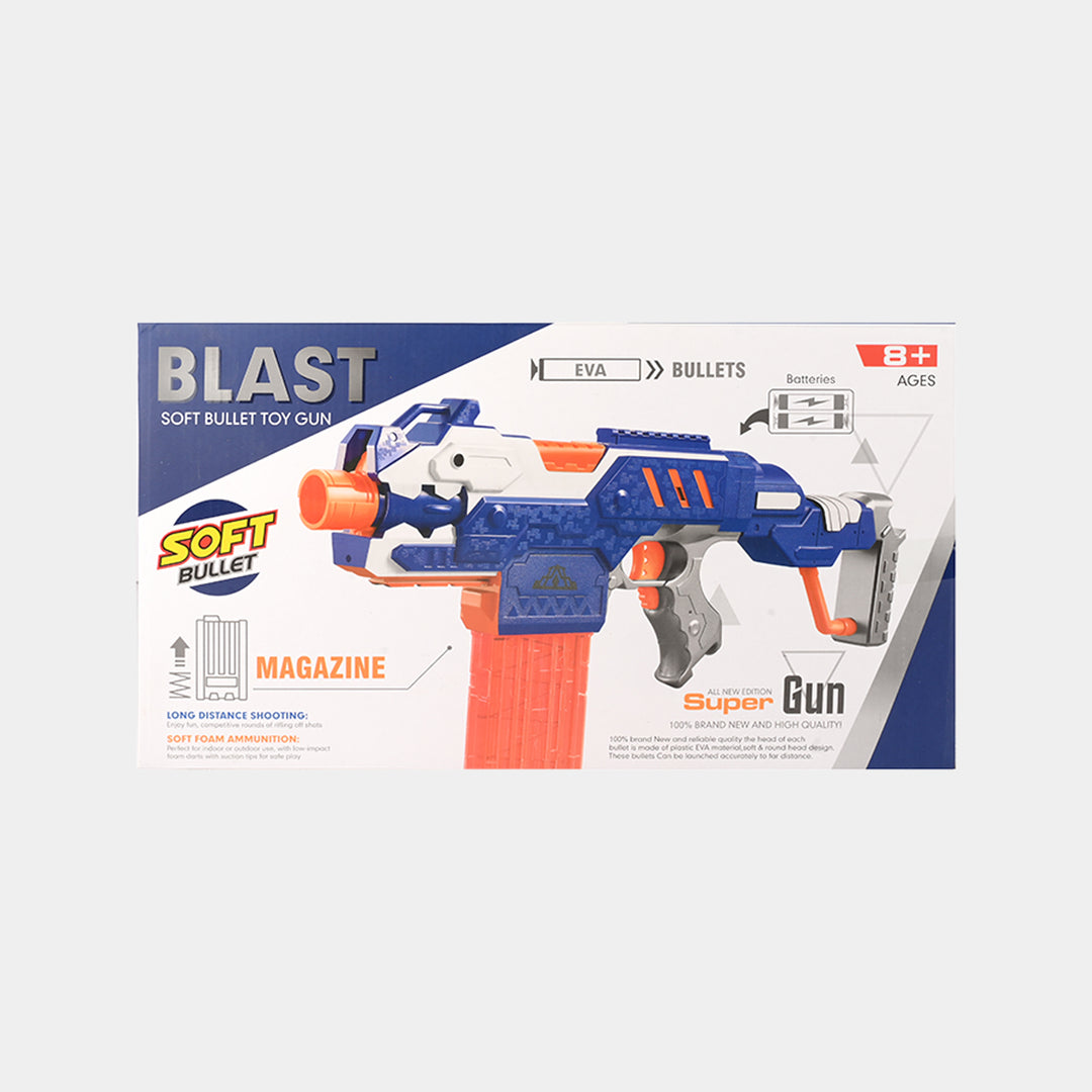 Action Packed Soft Dart Blaster Toy for Kids
