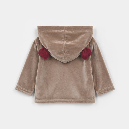 Infant Girls Velour 3 - PC Gift Set 319 - 099- Red.Brown