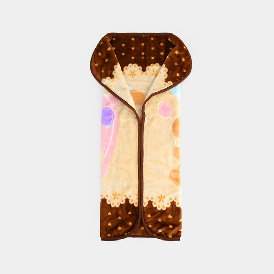 Baby Mora Mink Zipper Plush Blanket