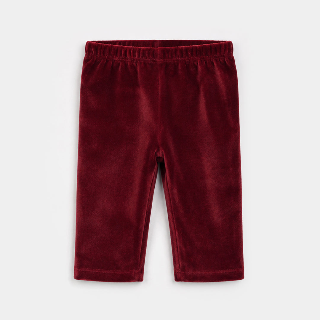 Infant Girls Velour 3 - PC Gift Set 319 - 099- Red.Brown