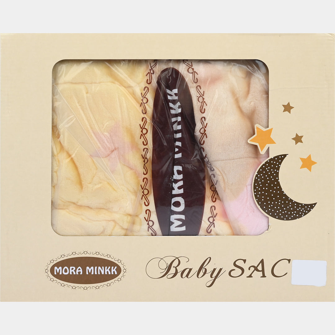 Baby Mora Mink Zipper Plush Blanket