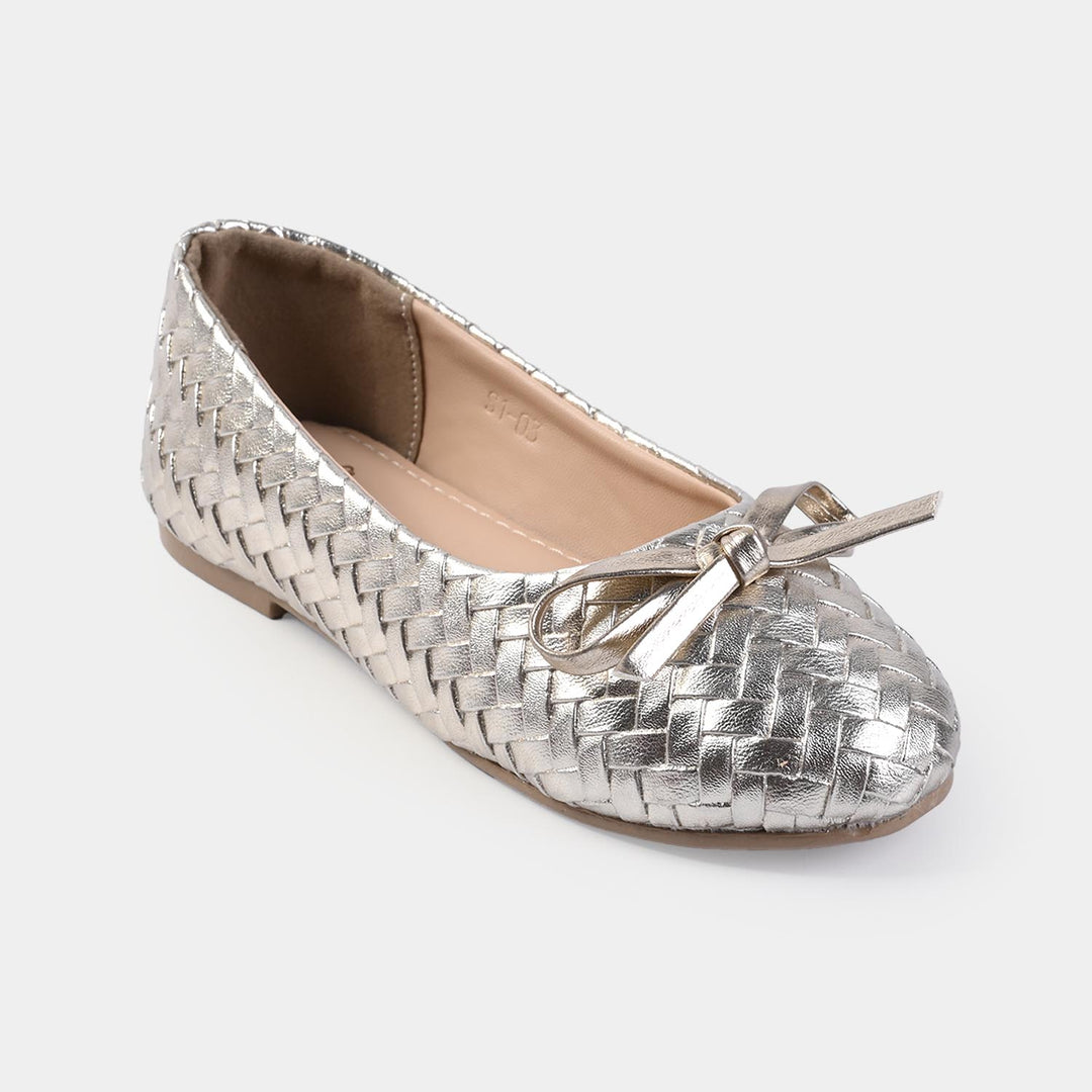 Girls Pumps S1-03-Golden