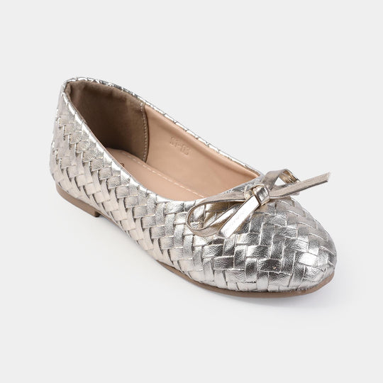 Girls Pumps S1-03-Golden