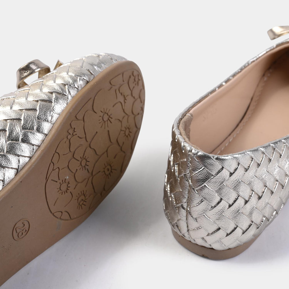 Girls Pumps S1-03-Golden