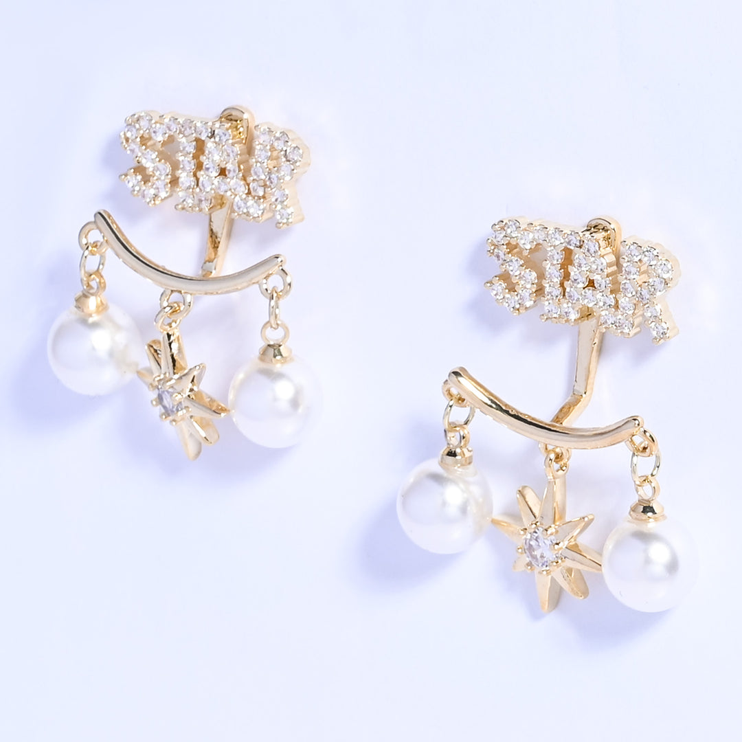 Elegant Beads Earring For Cute Girl