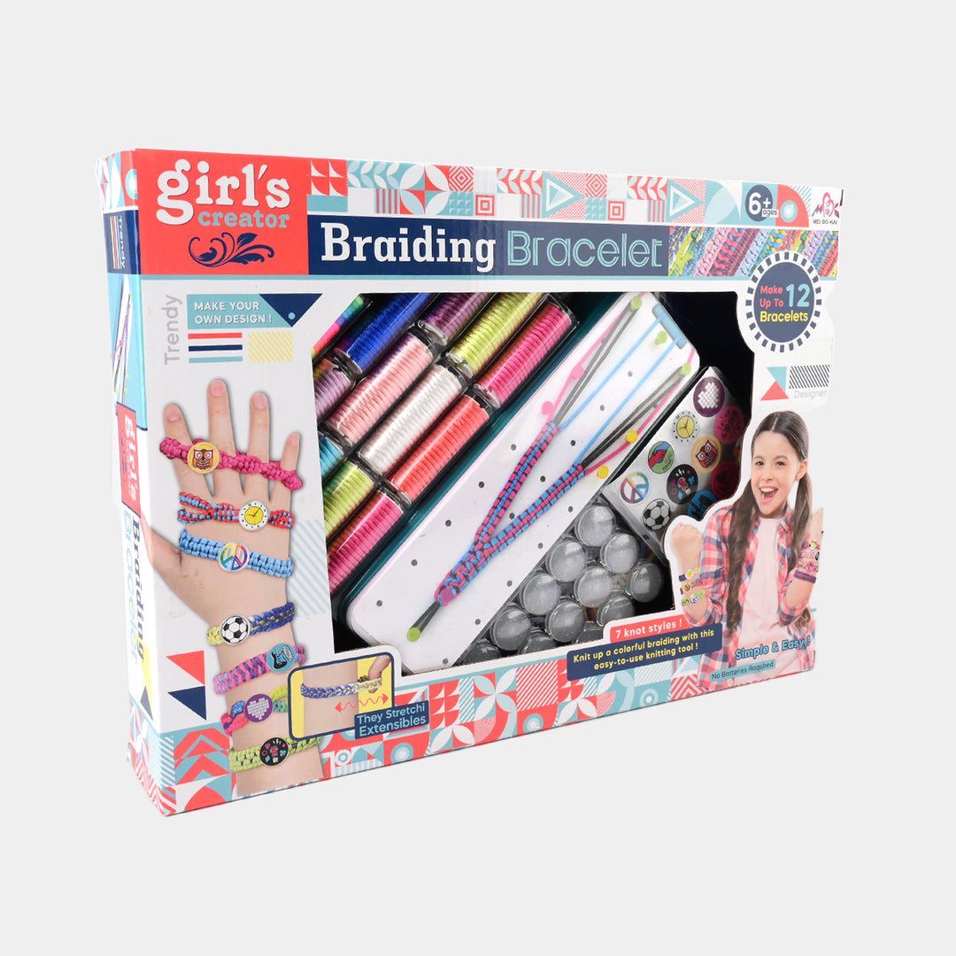 DIY Braiding Bracelet Set for Kids