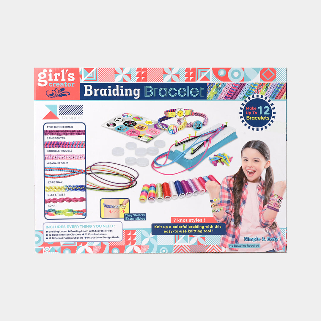 DIY Braiding Bracelet Set for Kids