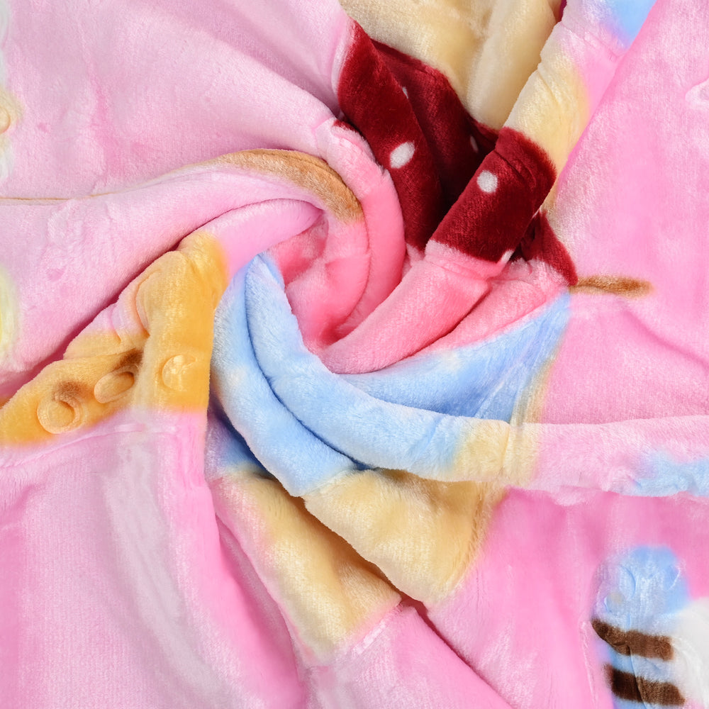 Baby Mora Mink Zipper Plush Blanket