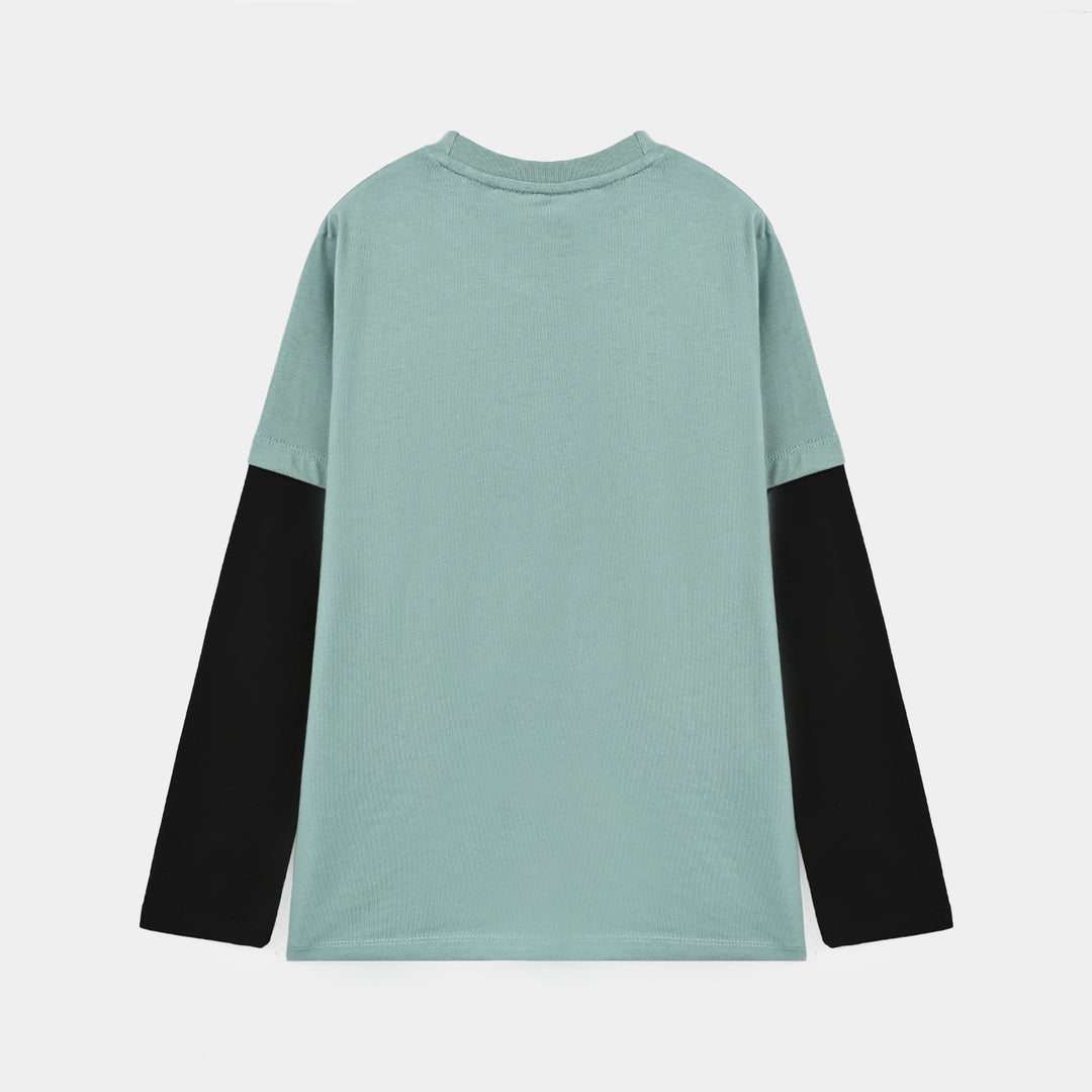 Boys Cotton Jersey T-Shirt F/S Stay Real