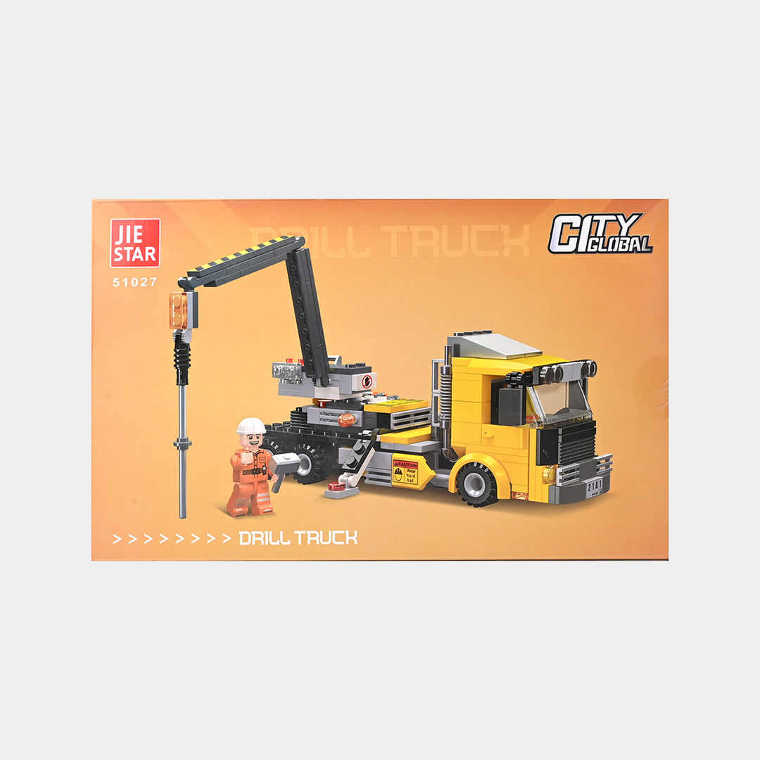 Construction Drilling Truck Building Blocks 272Pcs Set