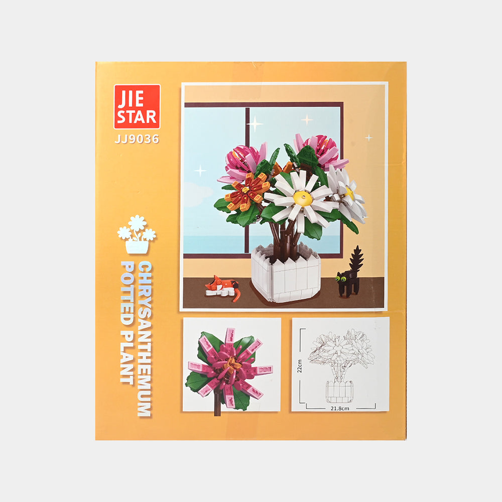 Chrysanthemum Building Blocks 900Pcs JJ9036