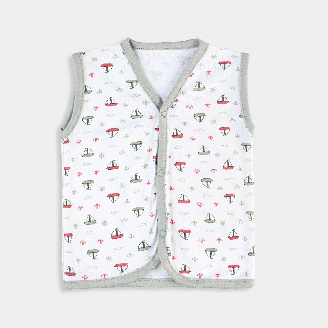 Baby Cotton Printed Vest 3Pcs Set