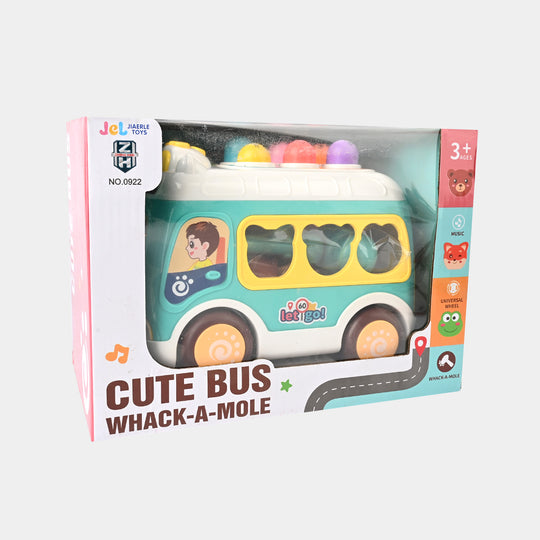 Electric Universal Whack A Mole Bus for Kids