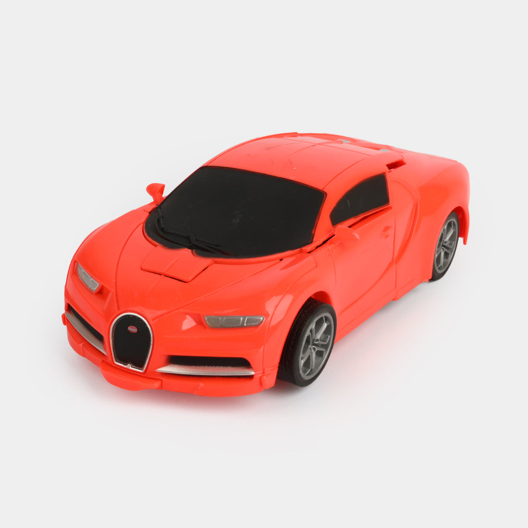 Remote Control Transforming Vehicle and Robot Toy Set