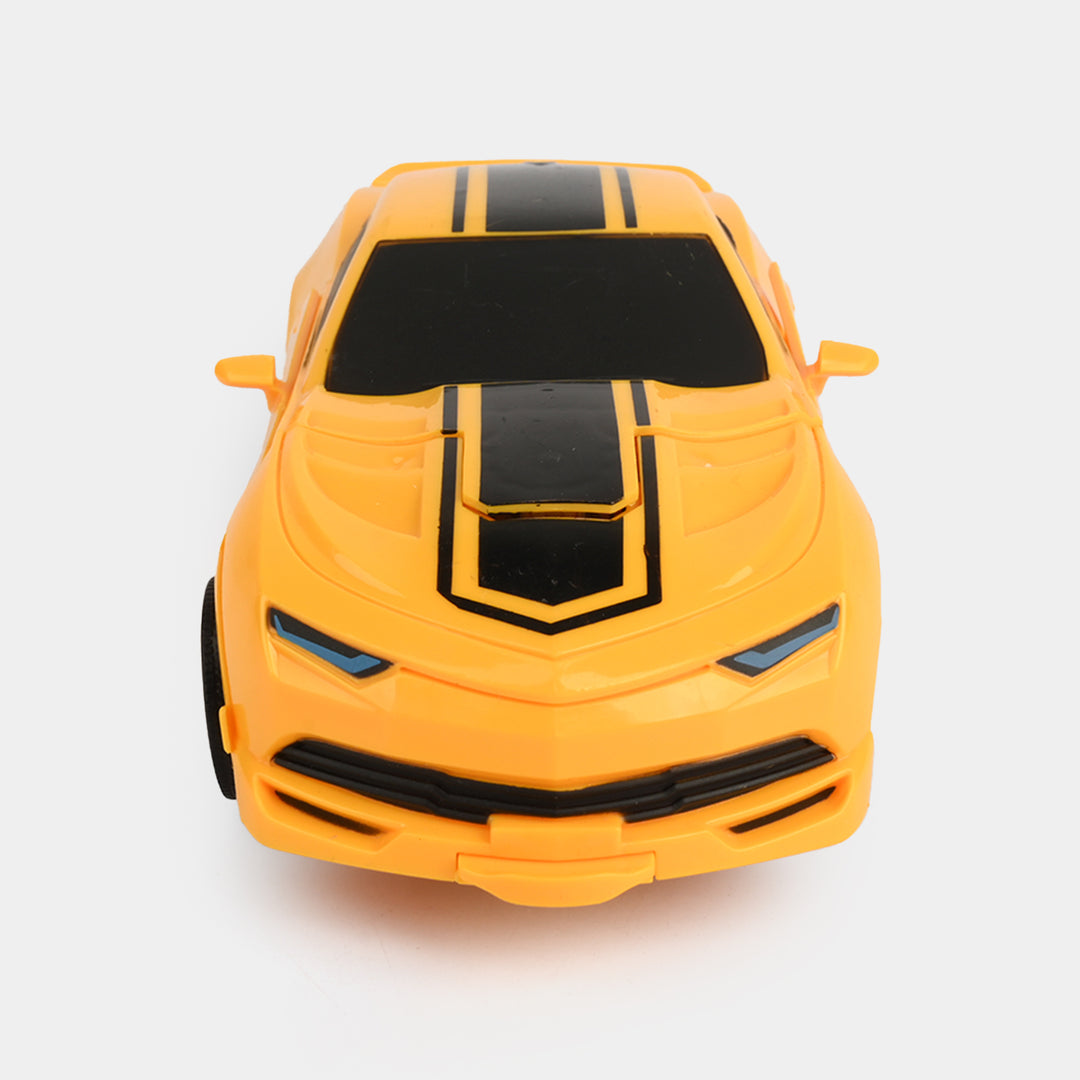 Remote Control Transforming Vehicle and Robot Toy Set