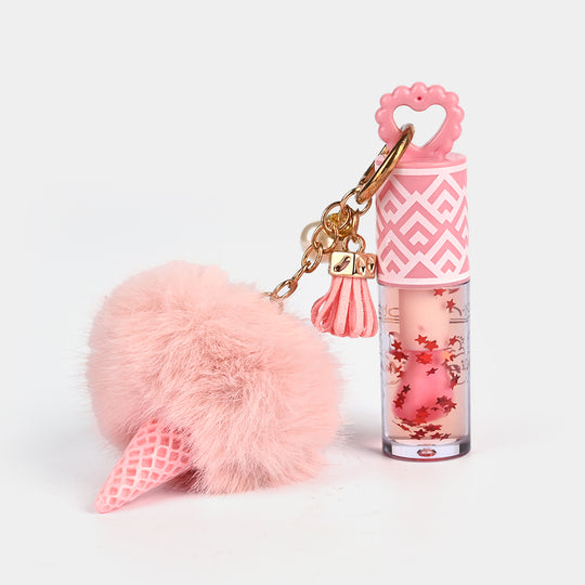 Lip Gloss with Integrated Charm