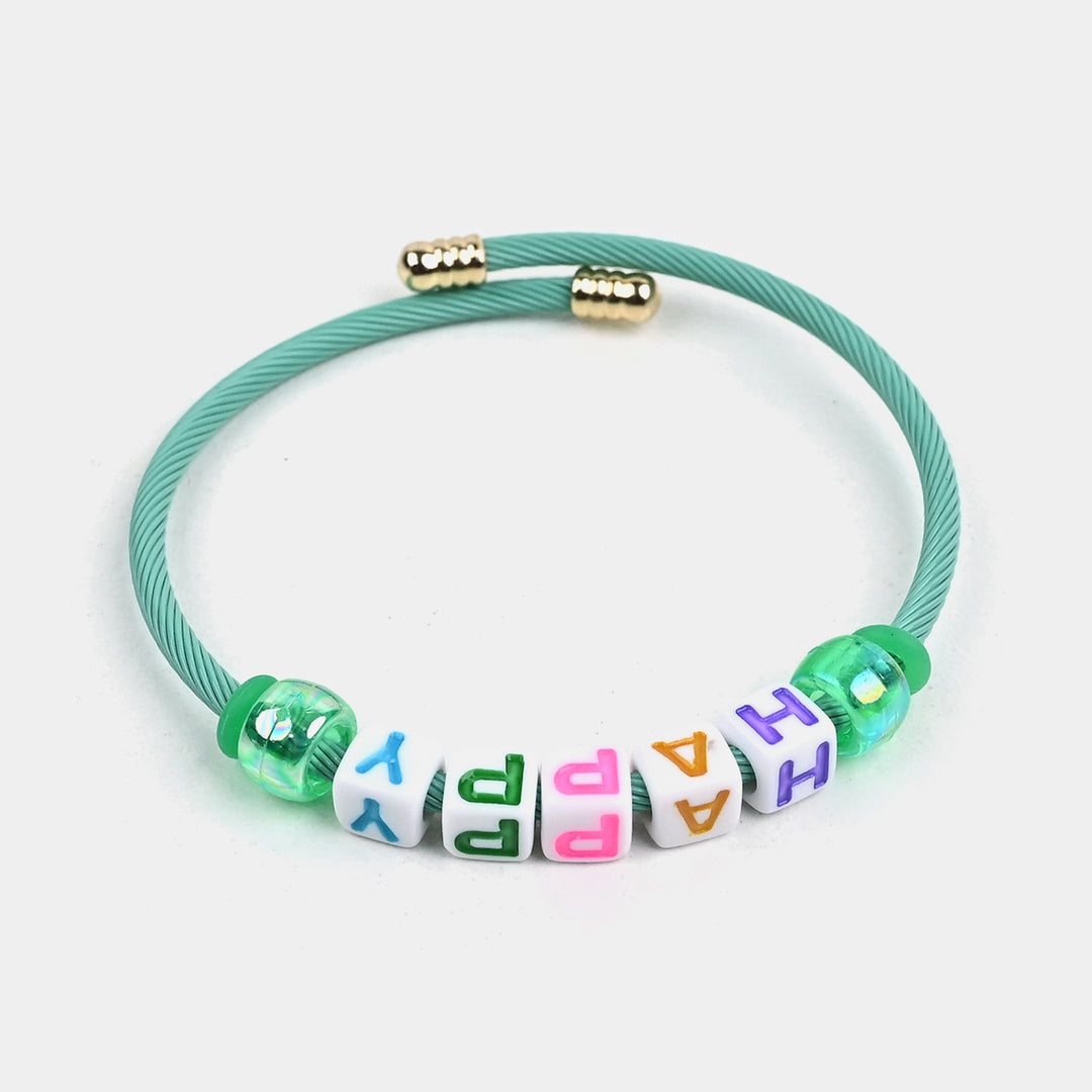 Alphabet Charm Bangle