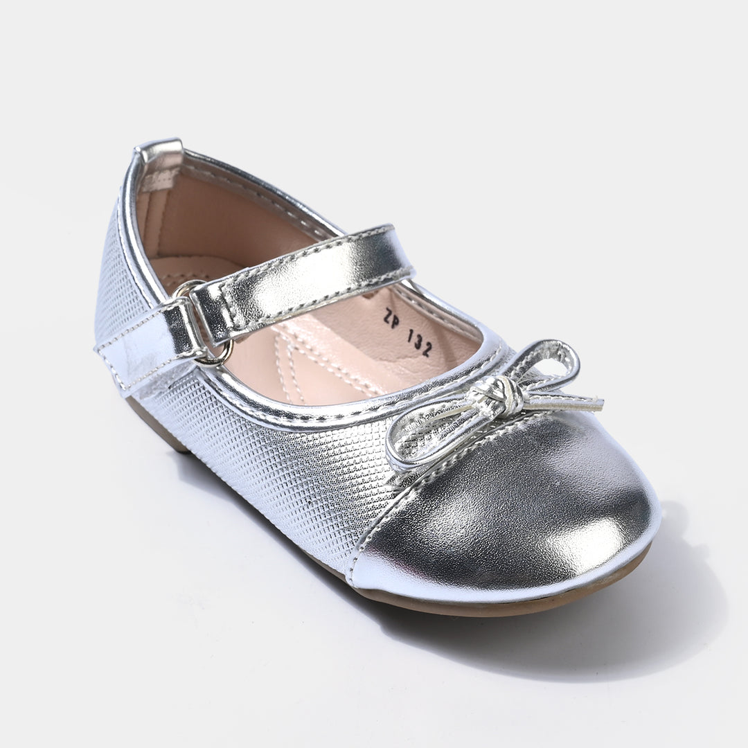 Girls Pumps ZP-132-SILVER