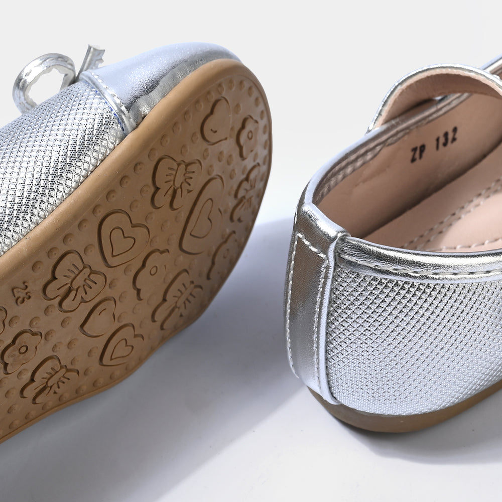 Girls Pumps ZP-132-SILVER