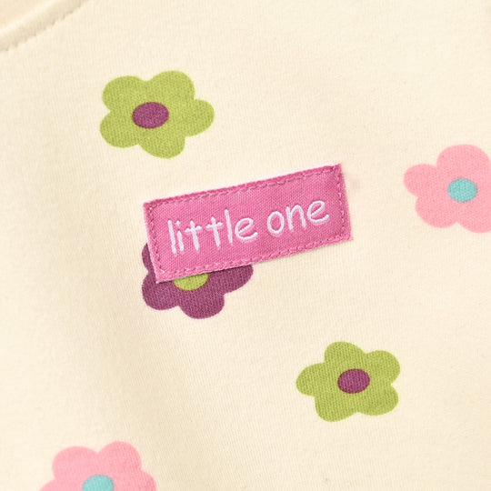 Infant Girls Cotton Jersey 2Pcs Suit Little one-White