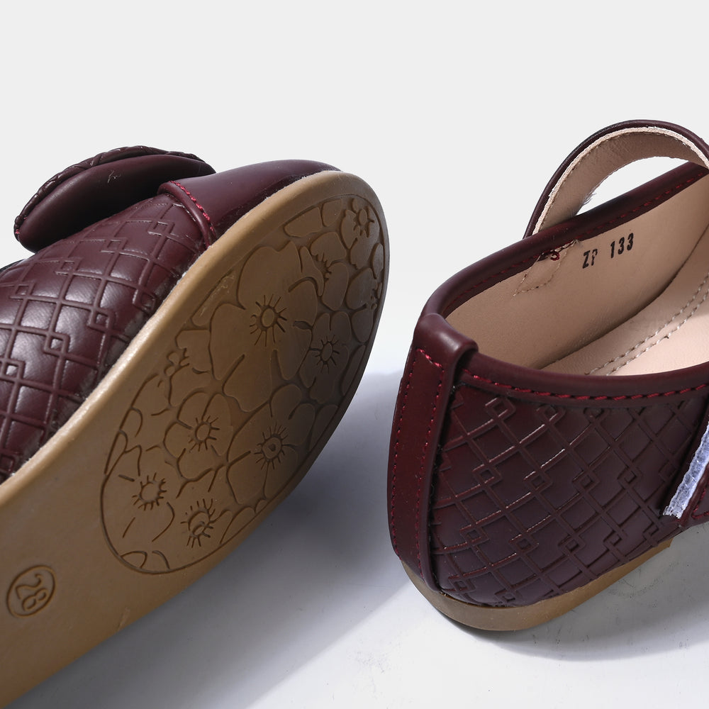 Girls Pumps ZP-133-MAROON