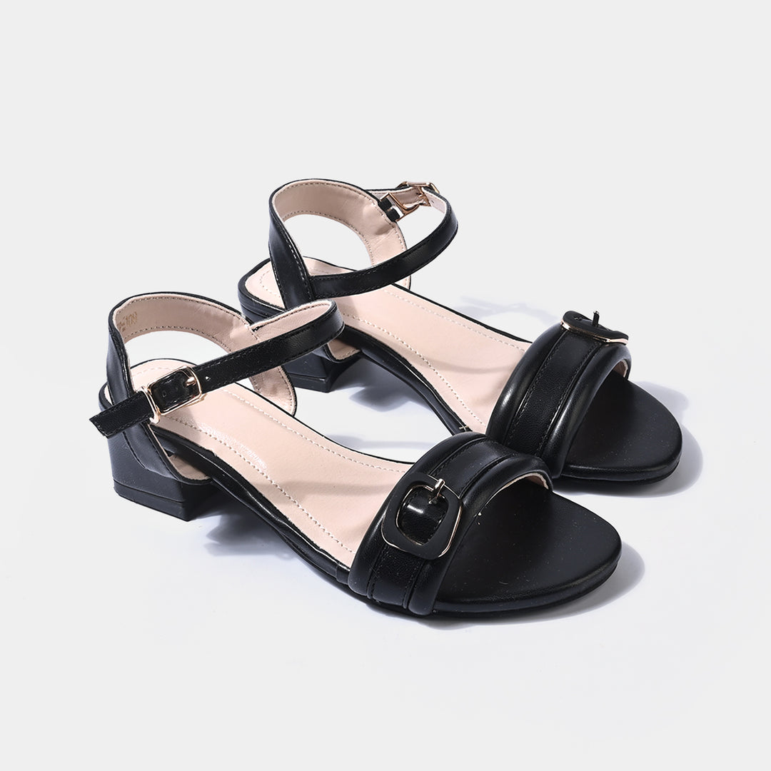 Girls Heel sandal ZP-108-BLACK