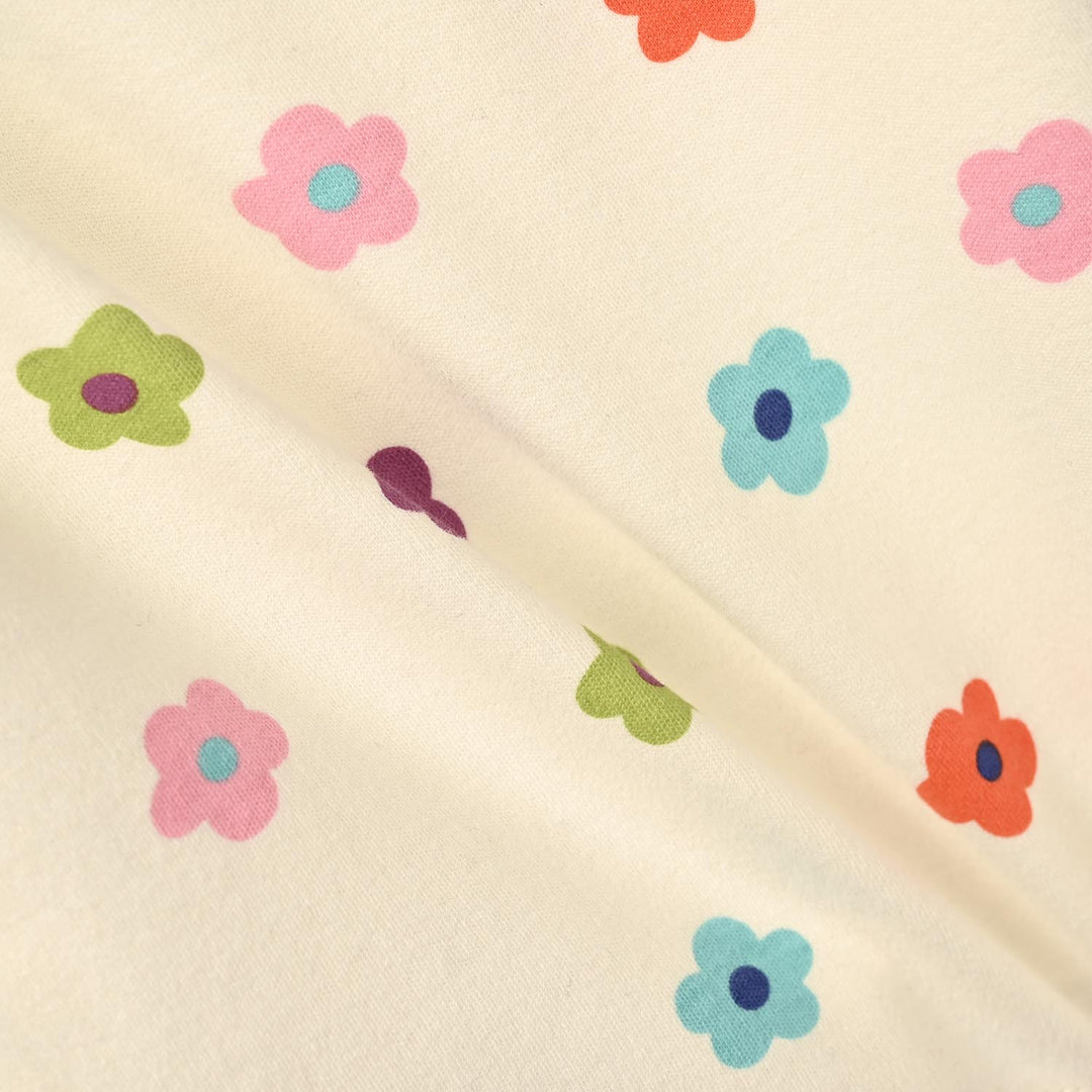 Infant Girls Cotton Jersey 2Pcs Suit Little one-White
