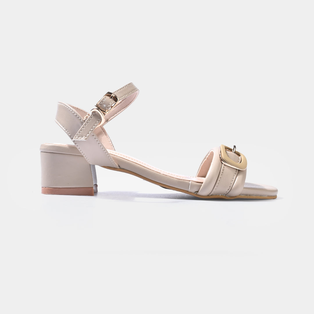 Girls Heel sandal ZP-108-BEIGE