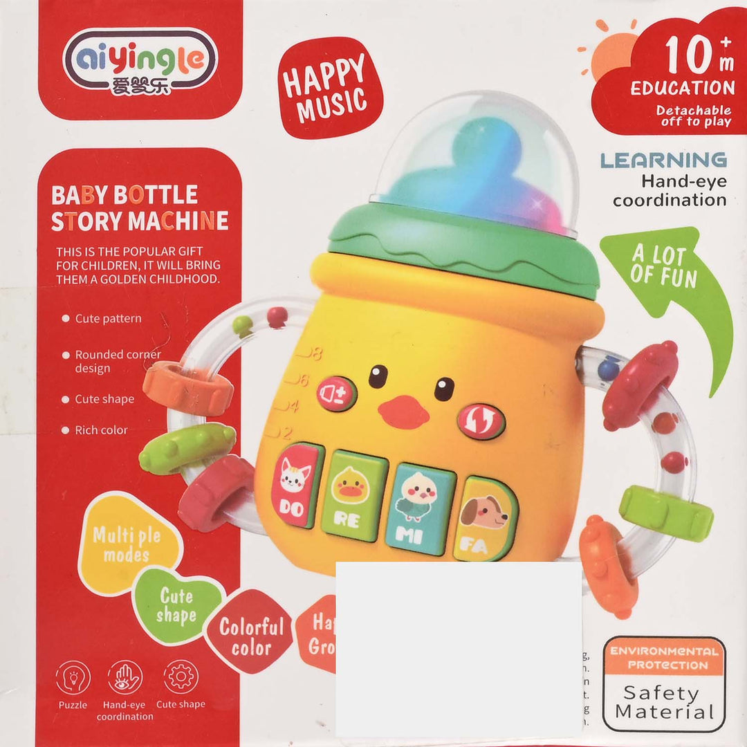 Baby Bottle Musical Toy with Duck Face