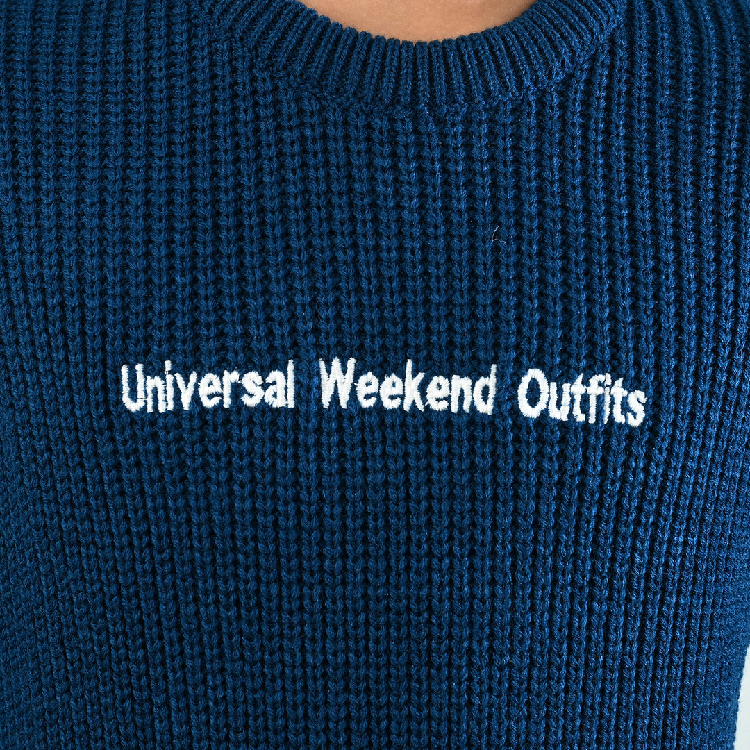 Boys F/S Sweater Weekend Outfits-Blue