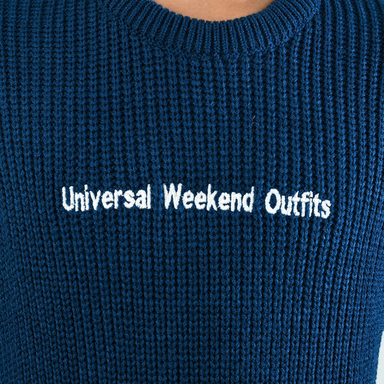 Boys F/S Sweater Weekend Outfits-Blue