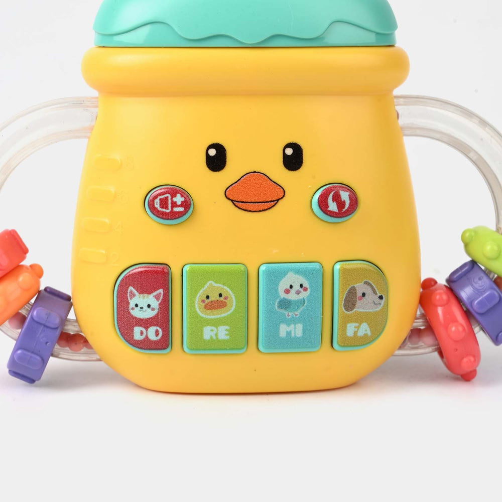 Baby Bottle Musical Toy with Duck Face