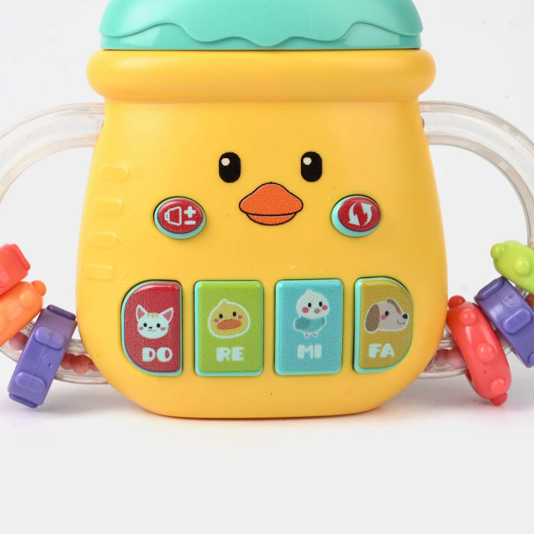 Baby Bottle Musical Toy with Duck Face
