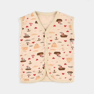 Baby Cotton Printed Vest 3Pcs Set