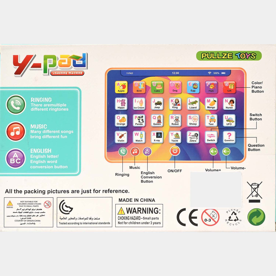 Tablet English Learning Machine For Kids