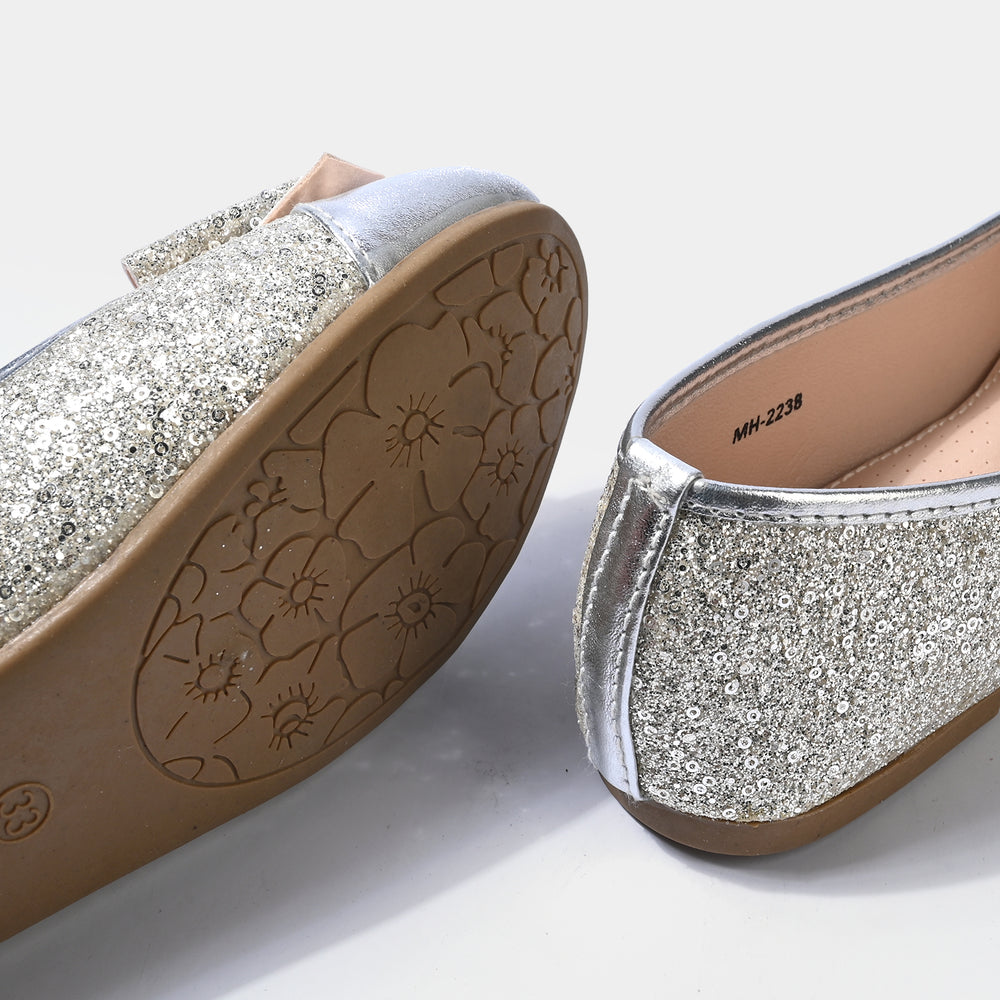 Girls Pumps MH-2238-SILVER