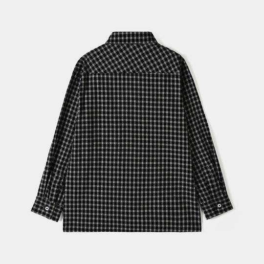 Boys Yarn Dyed shirt (Classic Check Black)
