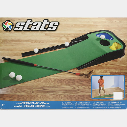Stats Golf Set Deluxe Putting Mat