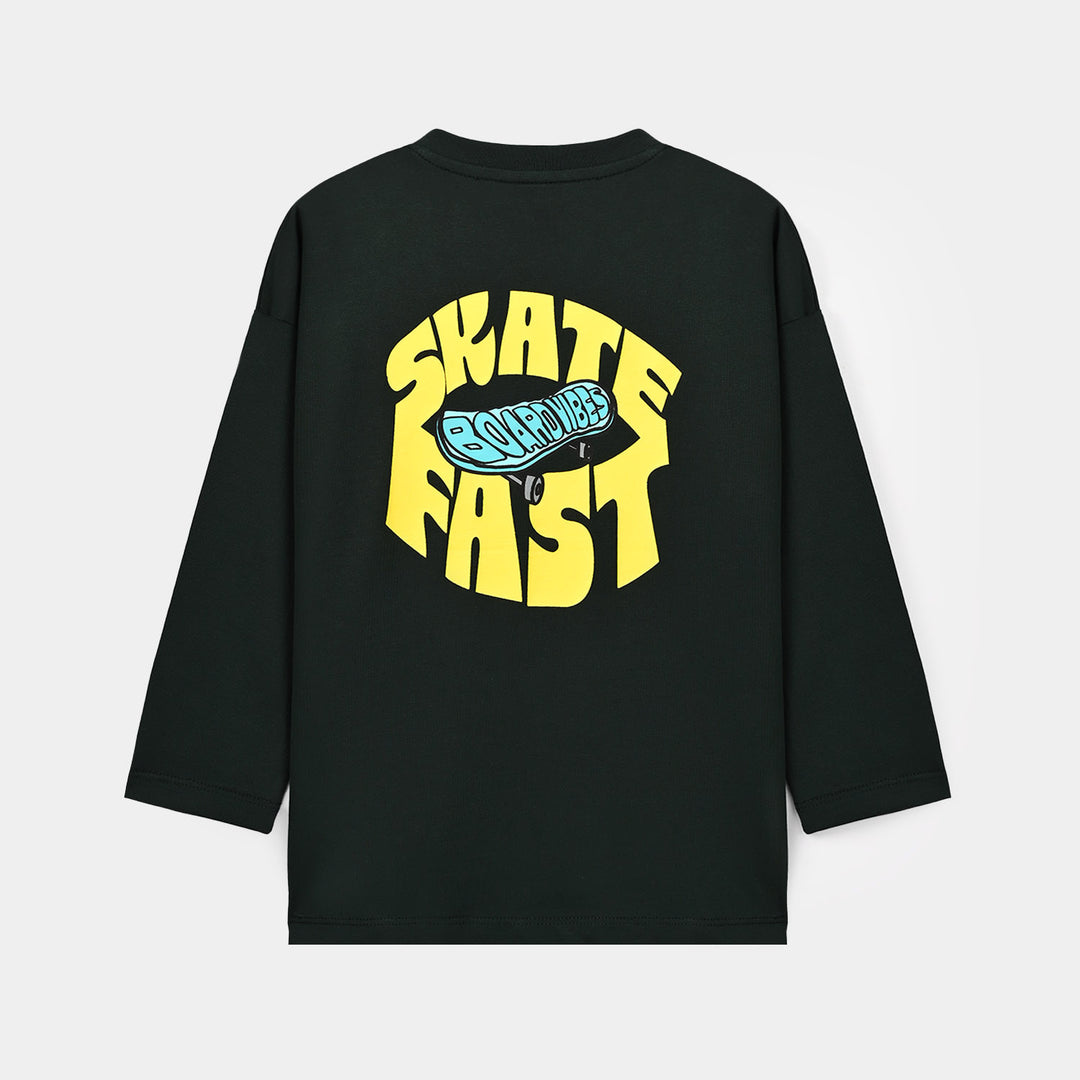 Boys Cotton Jersey T-Shirt F/S Skate Fast