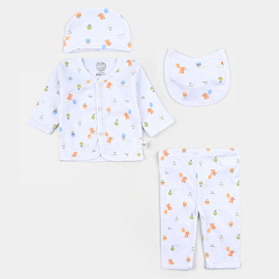 Baby Winter Suit Air Balloon Orange 4PCs |