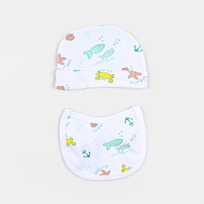 Baby Winter Suit Fish Green 4PCs | 0-3M