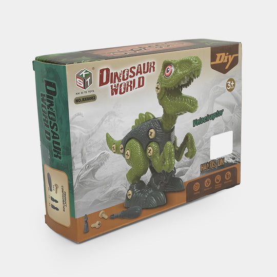 DIY STEM Dinosaur World Velociraptor